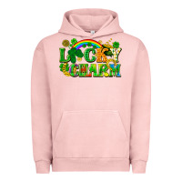 Pigment Salmon lucky charm Urban Hoodie - FaDigitalArtStudio