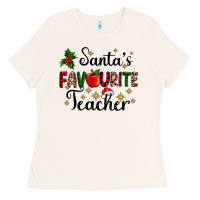 Bone santas favourite teacher Ladies Tee - AdoDesignShop