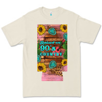 Bone raised 90's country guitar cactus sunflower's 12 oz can cooler  (slim) Premium Tee - Artiststas