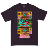 Plum raised 90's country guitar cactus sunflower's 12 oz can cooler  (slim) Premium Tee - Artiststas