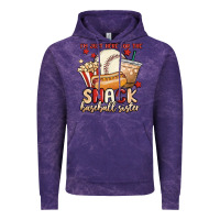 Cloud Purple i'm just here for the snack baseball sister Vintage Hoodie - MaliasSmallBusiness