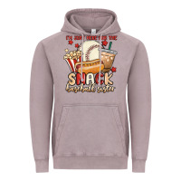 Vintage Zinc i'm just here for the snack baseball sister Vintage Hoodie - MaliasSmallBusiness