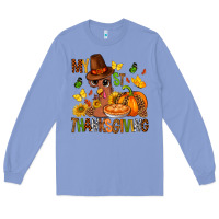 Colony Blue my first thanksgiving bbs Long Sleeve Tee - BundleAndBundleShop