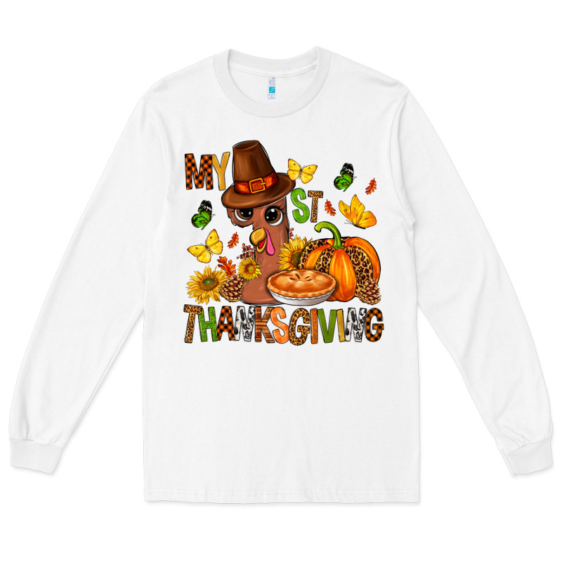 My First Thanksgiving Bbs Long Sleeve Tee by BundleAndBundleShop | Teevron