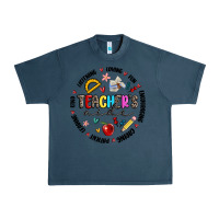 Midnight Navy teachers aide Urban Heavy Tee - MaliasSmallBusiness
