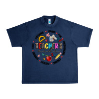Navy teachers aide Urban Heavy Tee - MaliasSmallBusiness