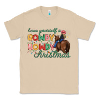 Mushroom have yourself a rowdy howdy christmas Classic Tee - MaliasSmallBusiness