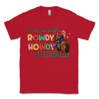 Red have yourself a rowdy howdy christmas Classic Tee - MaliasSmallBusiness
