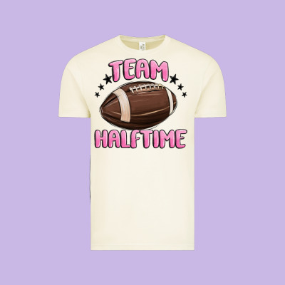 Team Halftime Football Vintage Tee Designed By Maliassmallbusiness