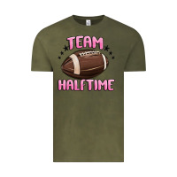 Vintage Olive team halftime football Vintage Tee - MaliasSmallBusiness