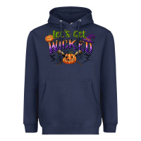 Navy lets get wicked Heavyweight Hoodie - CowGirlArtShop