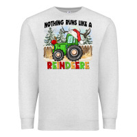 Oatmeal Heather nothing runs like a reindeere Premium Sweatshirt - CowGirlArtShop
