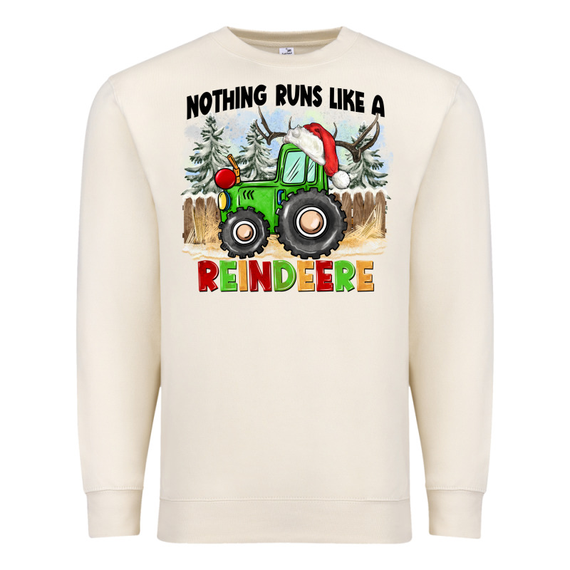 Nothing Runs Like A Reindeere Premium Sweatshirt by CowGirlArtShop | Teevron