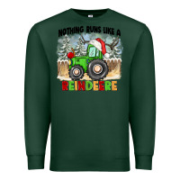 Sports Green nothing runs like a reindeere Premium Sweatshirt - CowGirlArtShop