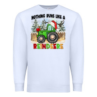 White nothing runs like a reindeere Premium Sweatshirt - CowGirlArtShop