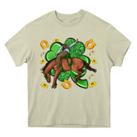Mossy cowboy with shamrock Heavy Core Tee - Artiststas