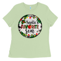 Matcha christmas  cookie and light santas favorite   son Ladies Tee - AdoDesignShop