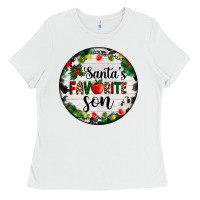 White christmas  cookie and light santas favorite   son Ladies Tee - AdoDesignShop