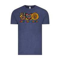 Vintage Denim peace love sunshine Vintage Tee - JahusDesignShop
