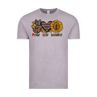 Vintage Zinc peace love sunshine Vintage Tee - JahusDesignShop