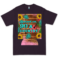 Plum raised 90's country guitar cactus sunflower's 12 oz can cooler (regula Premium Tee - Artiststas
