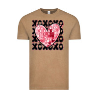 Vintage Coffee xoxo heart valentine's day Vintage Tee - MaliasSmallBusiness