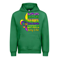 Emerald mardi gras parades beads french quarter beignets Urban Hoodie - FaDigitalArtStudio