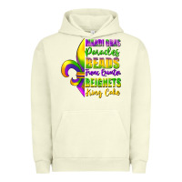Pigment Pistachio mardi gras parades beads french quarter beignets Urban Hoodie - FaDigitalArtStudio
