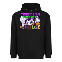 Black there is some horrors in this house Heavyweight Hoodie - CowGirlArtShop