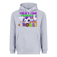 Heather Grey there is some horrors in this house Heavyweight Hoodie - CowGirlArtShop