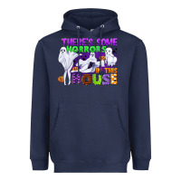 Navy there is some horrors in this house Heavyweight Hoodie - CowGirlArtShop