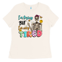 Bone im trying but im very tired Ladies Tee - Artiststas