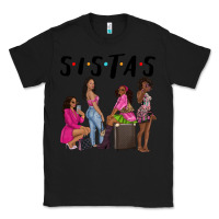 Black sista sisters afro black women Classic Tee - NancyCooperArtShop