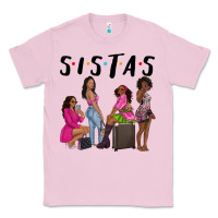Bubblegum Pink sista sisters afro black women Classic Tee - NancyCooperArtShop