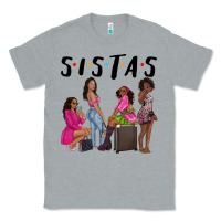 Heather Grey sista sisters afro black women Classic Tee - NancyCooperArtShop