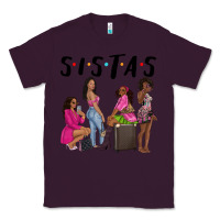 Plum sista sisters afro black women Classic Tee - NancyCooperArtShop
