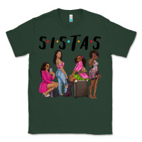 Sports Green sista sisters afro black women Classic Tee - NancyCooperArtShop