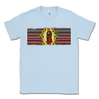 Dusty Blue lady of Guadalupe  sunflower Classic Tee - JahusDesignShop