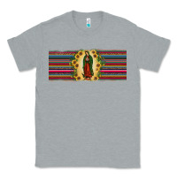 Heather Grey lady of Guadalupe  sunflower Classic Tee - JahusDesignShop