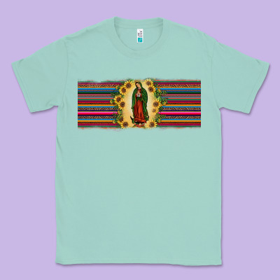 Lady Of Guadalupe  Sunflower Classic Tee Designed By Jahusdesignshop