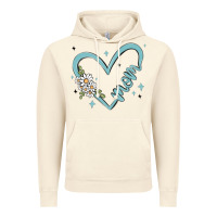 Vintage Artic mom with heart and flowers Vintage Hoodie - MaliasSmallBusiness