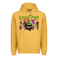 Mustard my favorite monsters calls me mom Premium Hoodie - CowGirlArtShop