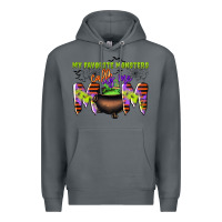 Rock my favorite monsters calls me mom Premium Hoodie - CowGirlArtShop