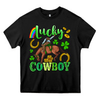 Black lucky cowboy Heavy Core Tee - Artiststas
