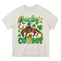 Cream lucky cowboy Heavy Core Tee - Artiststas