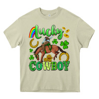 Mossy lucky cowboy Heavy Core Tee - Artiststas