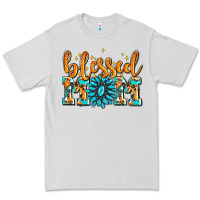 Dove Grey blessed mom with gemstone Premium Tee - AdoDesignShop
