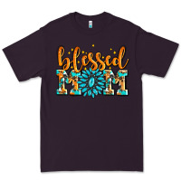 Plum blessed mom with gemstone Premium Tee - AdoDesignShop