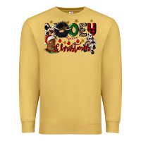 Antique Gold mooey christmas Premium Sweatshirt - CowGirlArtShop