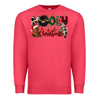Cardinal mooey christmas Premium Sweatshirt - CowGirlArtShop